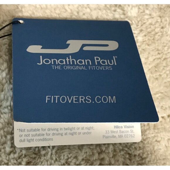 Jonathan Paul Fitovers Polarvue Sunglasses Gray & Amber Polycarbonate Lenses - Picture 9 of 11